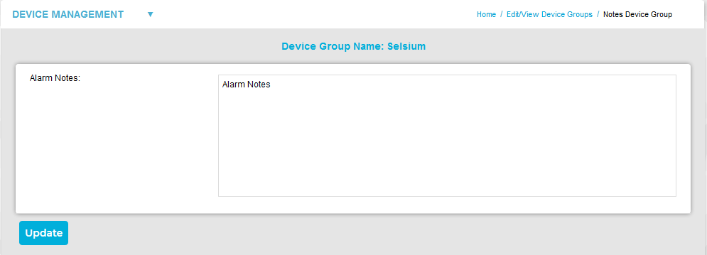 Notes Device Groups