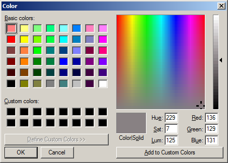 Claculate Series Color Window