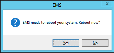 EMS Needs to Reboot