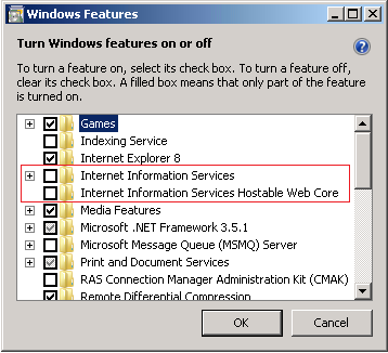 Windows 7 10 Turn Off IIS