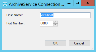 ArchiveService Connection Entry