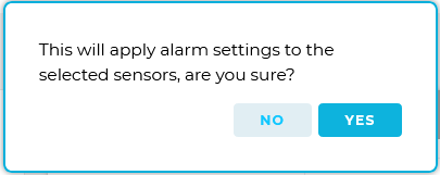 Global Alarm Settings Yes-No