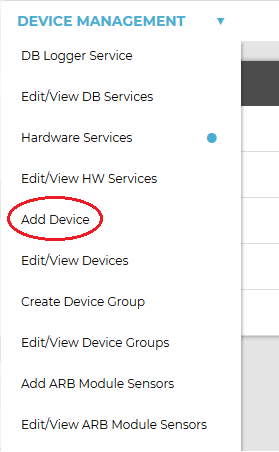 Device Management-Add Device2