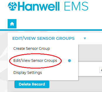 Edit-View Sensor Groups Drop Down2