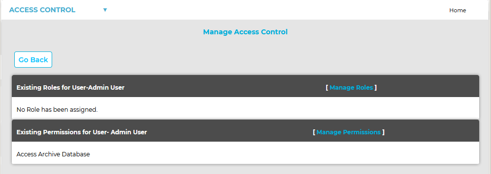 Manage Access Control 2