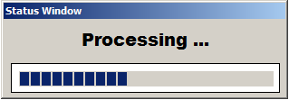 SR2 Processing Window