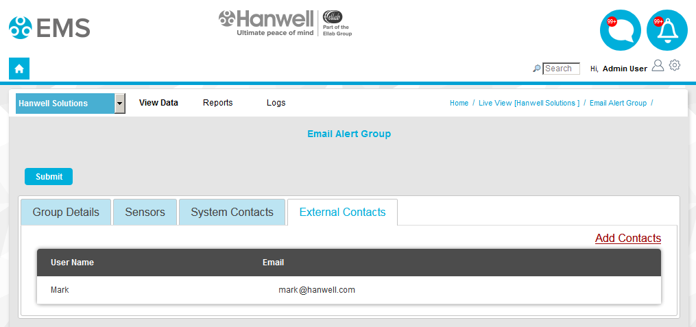 Email Alerts External Contacts Added