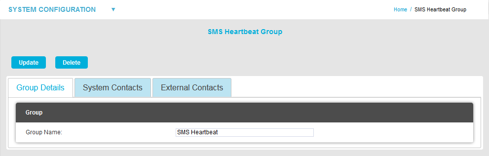 Create SMS Heartbeat Group3
