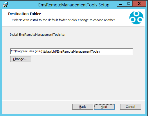 Remote Management Tools Destination Folder 2