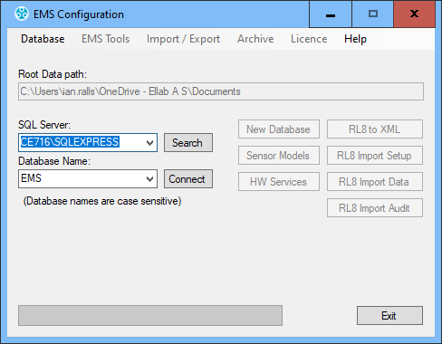 Database Configuration SQL Server
