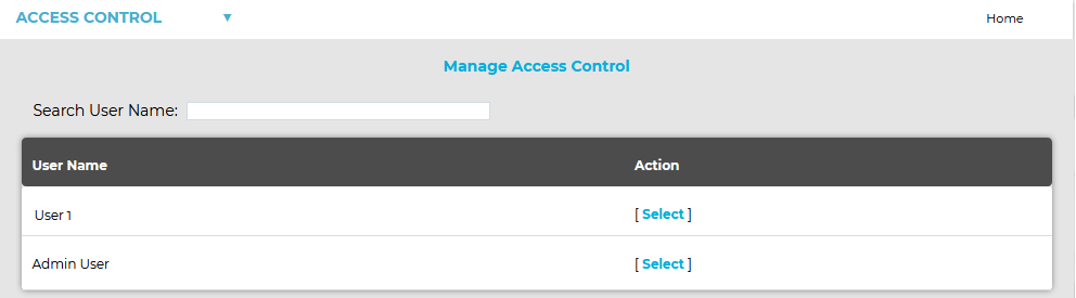 Manage Access Control 4 New