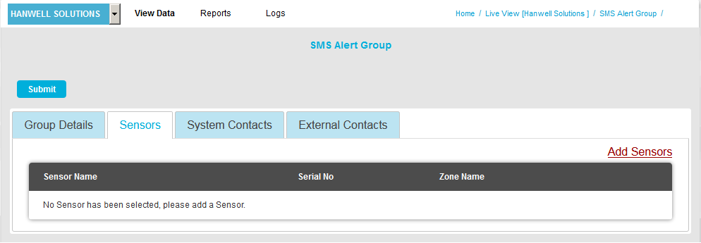 SMS Alert Group